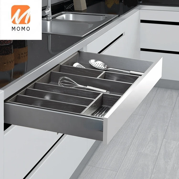 Производитель полный выдвижной Мягкий Выдвижной ящик тонкий кухонный |