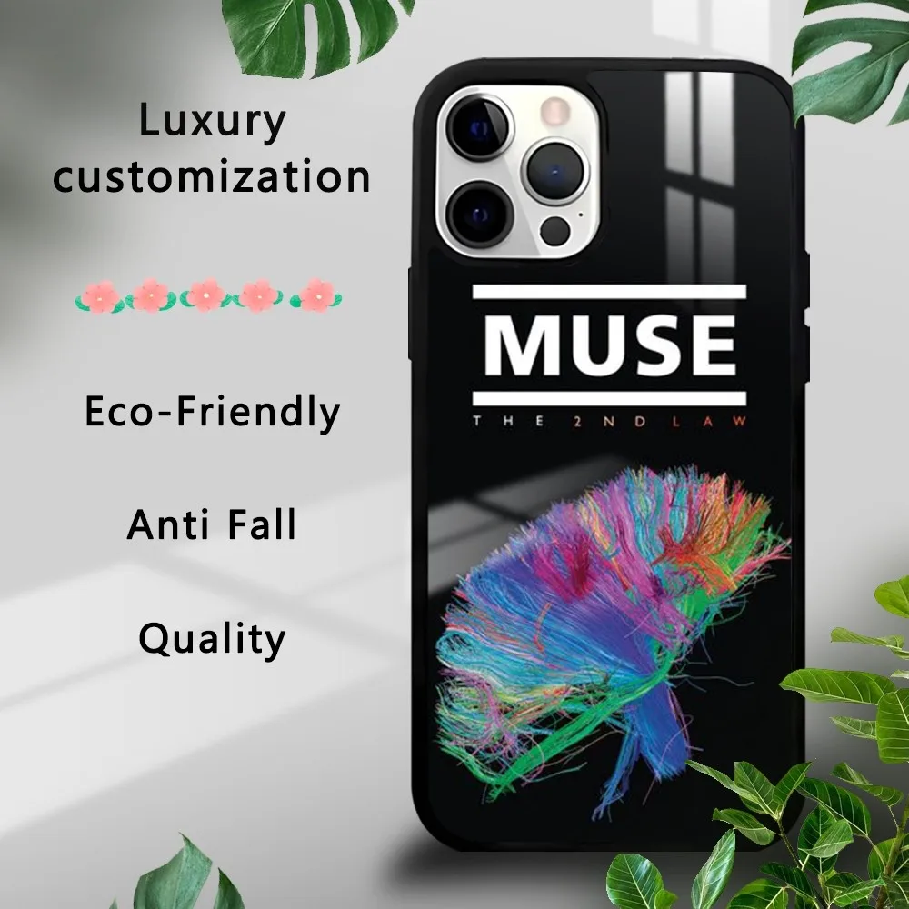 Чехол для телефона Great Band M-MUSE iPhone 16 15 14 13 12 11 Pro Xs Max Mini Plus Celulares Hard Funda