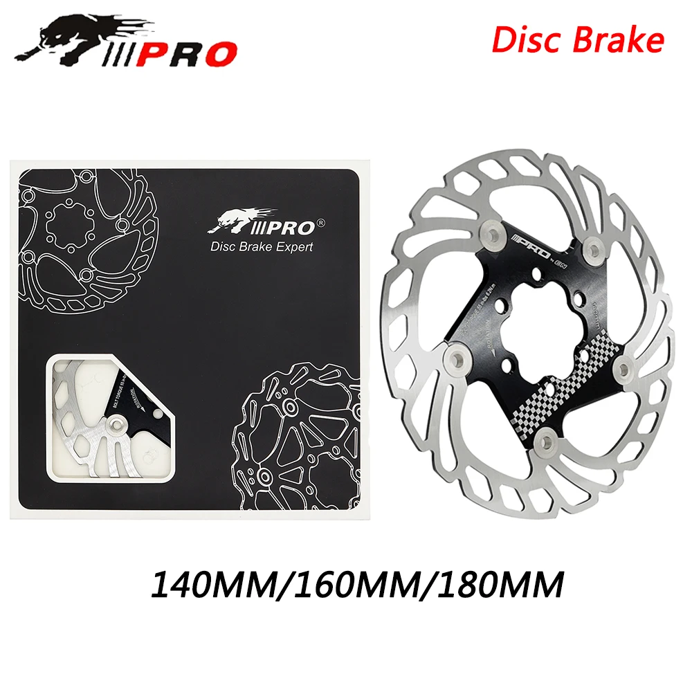 

IIIPRO Brake Disc Rotor Mountain Bike Cooling Disc Brake DH 6 Inch 140MM 160MM 180MM MTB Bicycle Brake Parts