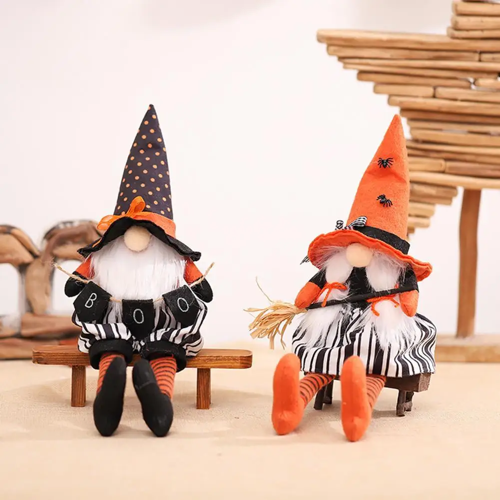 

High Quality Long Legs Doll Compact Fabric Long Broom Dwarf Doll Desktop Ornament Toy for Indoor Faceless Doll