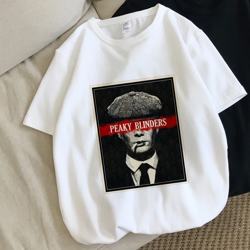 

Peaky Blinders Streetwear T-shirt Top Tee Hip Hop Oversized T Shirt Loose Summer Tshirt Women camisetas Mujer Unisex T Shirt