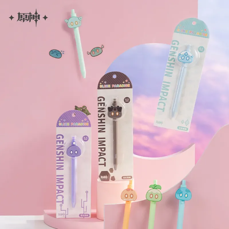 [Подлинная] роликовая Шариковая Ручка-карандаш GenshinImpact серии Slime со сменным