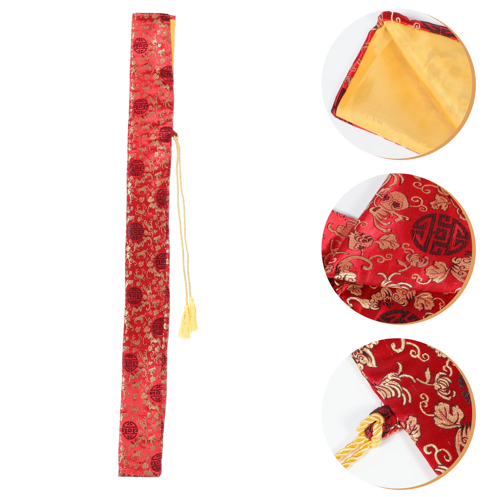 

Silk Sword Bag -swords Creative Bamboo Suitcase Long Storage Sleeves Receive