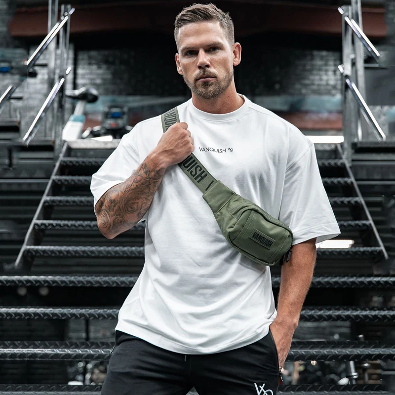 

Men's Sports Fitness Oversized Short Sleeve Cotton Crew Neck Printed T-Shirt Joggers Outdoor Trend Casual Sportswear Tops M-3XL