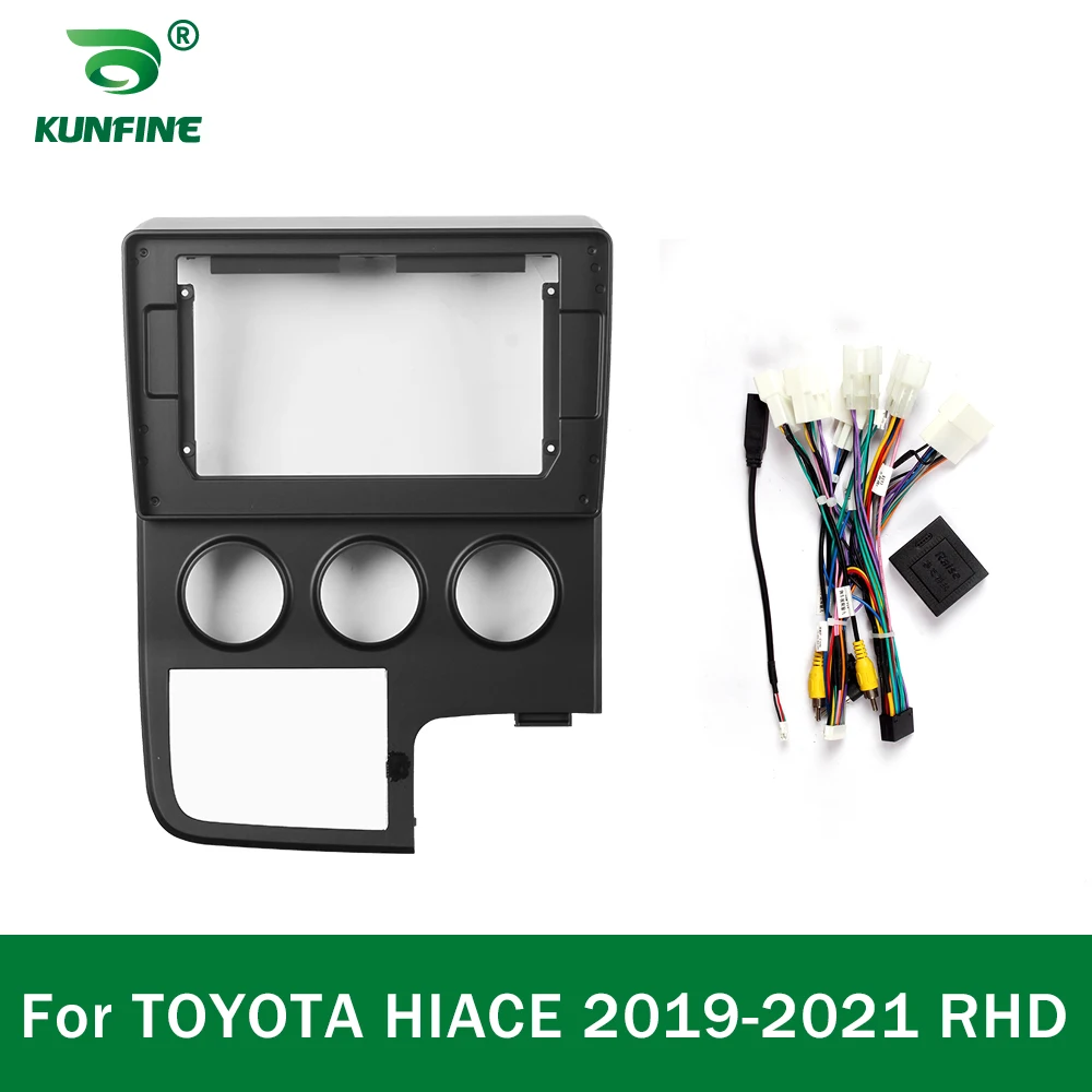 

Автомобильный GPS-навигатор, стерео для TOYOTA HIACE 2019 -2021 RHD, радио, облицовка, рамка, подходит для 2Din, 3,5-дюймовый экран приборной панели