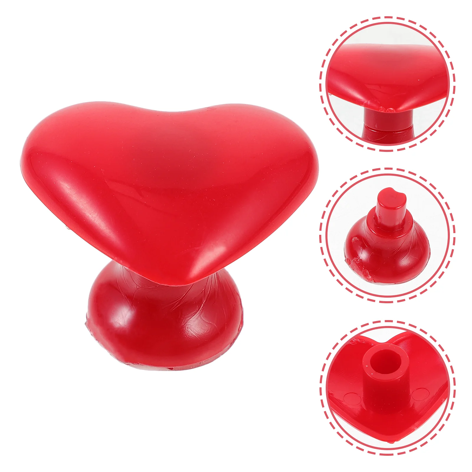 

10 Pcs Toilet Button Helper Home Bathroom Commode Top Handle Parts Tank Assistant Tool Knob Flush