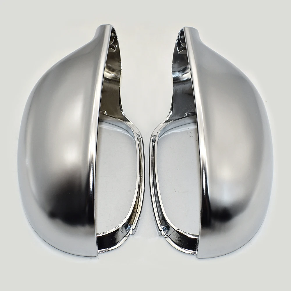 

One Pair Rearview Mirror Case Side Mirror Chrome Matt Cover For VW Jetta 5 Golf MK5