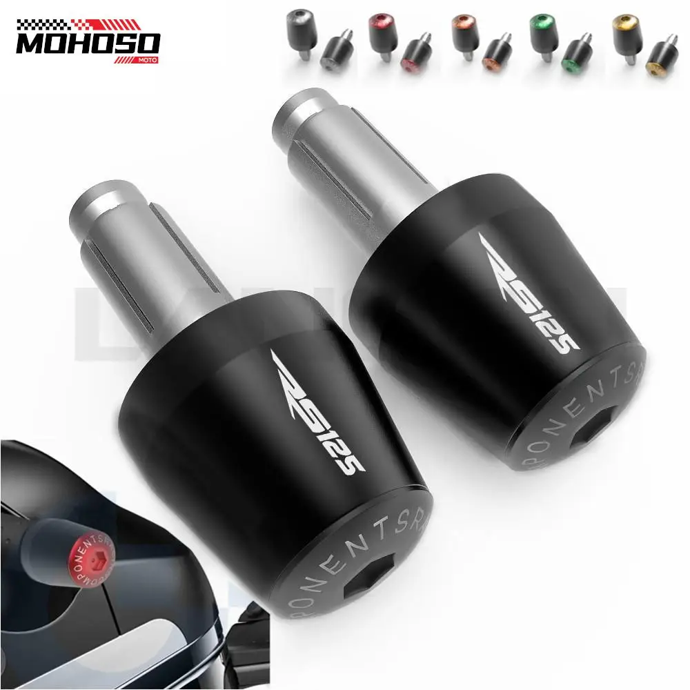 

Motorcycle Grips End Plug Slider Handlebar Ends Handle Bar Cap Cover For Aprilia RS125 RS 125 1996-2005 2003 2004 Accessories
