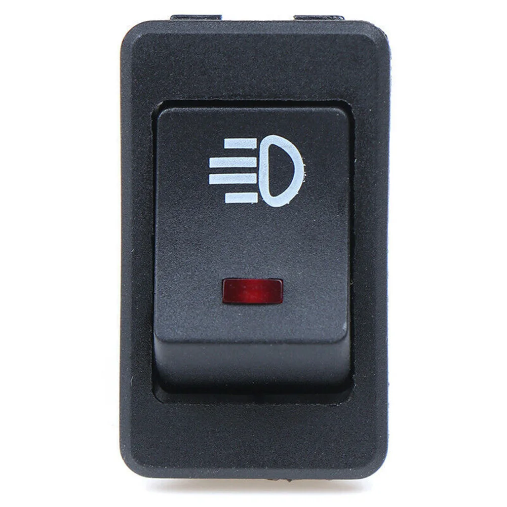 

5pcs 12V 10A Car Fog Light Rocker Hi/Low Lights Switch Blue LED Dash Dashboard Fog Light Switch Car Interior Replacement Parts