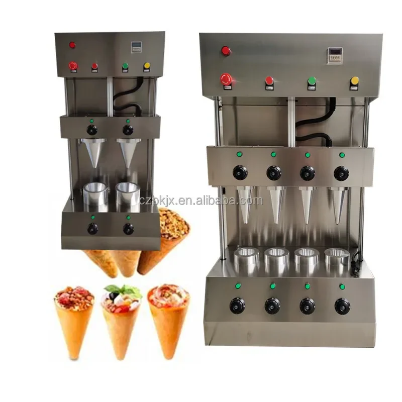 Многоголовочная ручная машина для пиццы с конусом универсальная