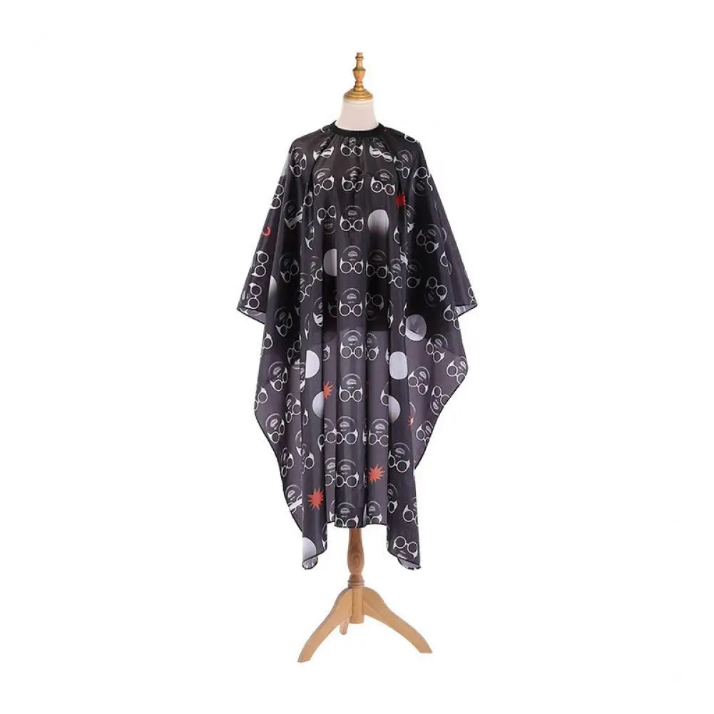 

Silky Fashion Professional Beauty Salon Hairdressing Cloth Round Neck Hairdressing Gown Comfortable for Men