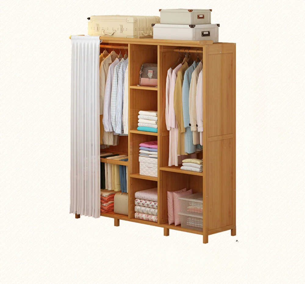 Стильный шкаф большой емкости шкафчик простота противогрибковый пылезащитный