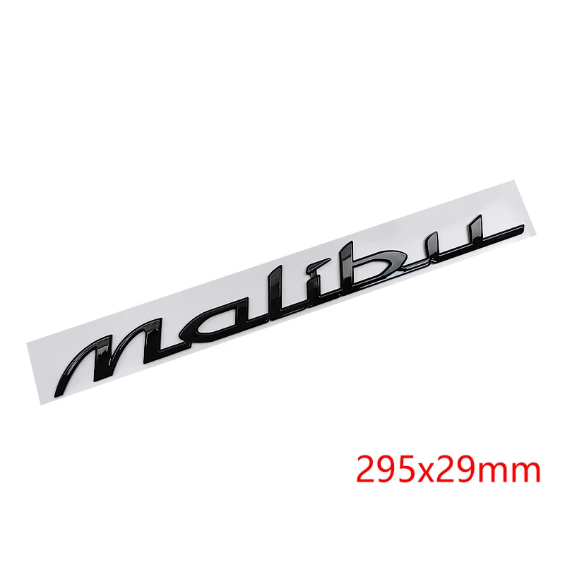 

Для Chevrolet Malibu ABS модифицированная наклейка с буквами автомобиля, боковое крыло, задний багажник, эмблема, украшение кузова, авто внешние аксессуары