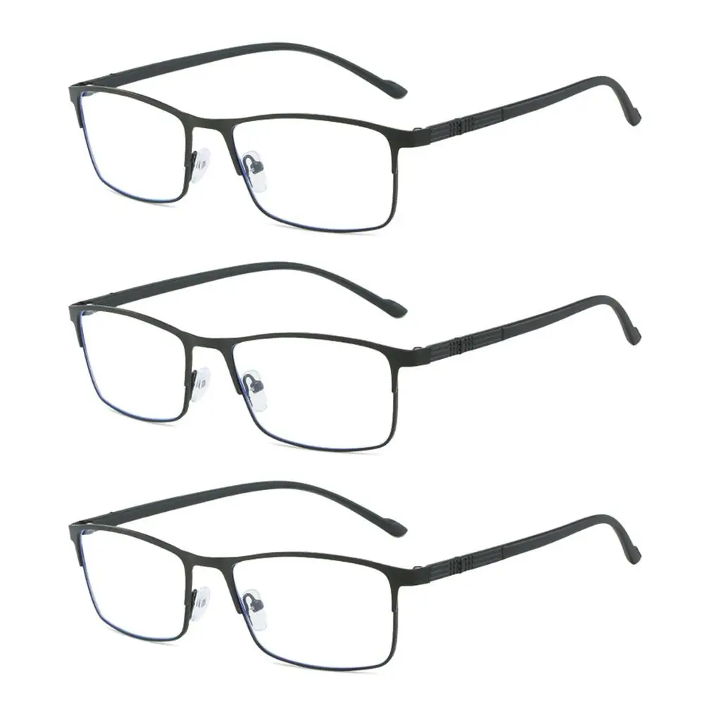 

Flexible Portable Ultra Light Metal Square Myopia Glasses Eyeglasses Vision Care Blue Light Blocking