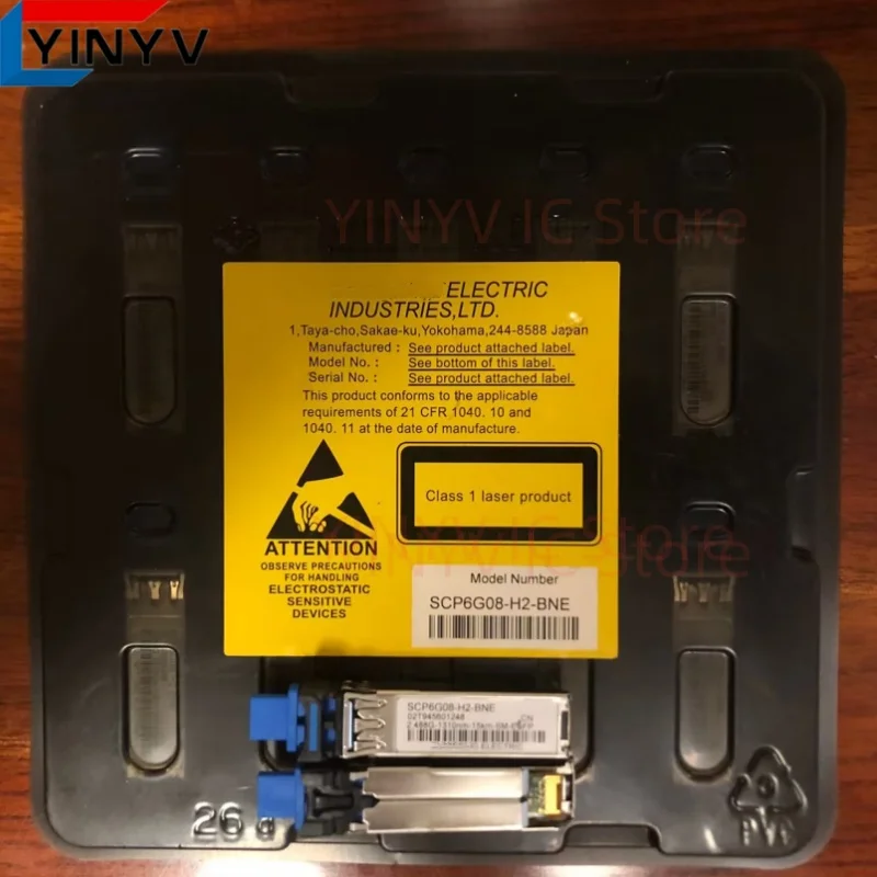 1Pcs SCP6G08-H2-BNE SCP6G08-H2 SCP6G08 Optical Transceiver Enhanced ESFP 1310nm STM16 -5.0～-0.0dBm -21.0dBm LC 15Km 100% New