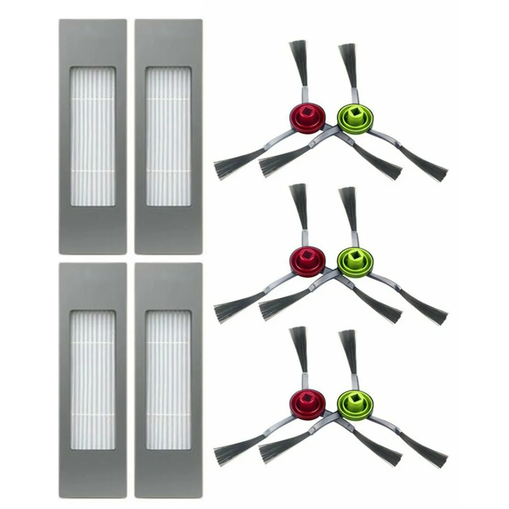 

Side Brush Filter Kit For Ecovacs For Deebot N8/N8 Pro/N8 Pro Plus Robot Vacuum Cleaner 6*Side Brush 4*Hepa Filters