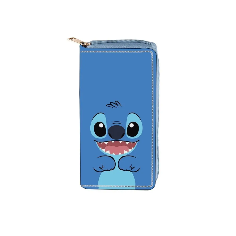 Длинный кошелек на молнии из ПУ кожи с аниме