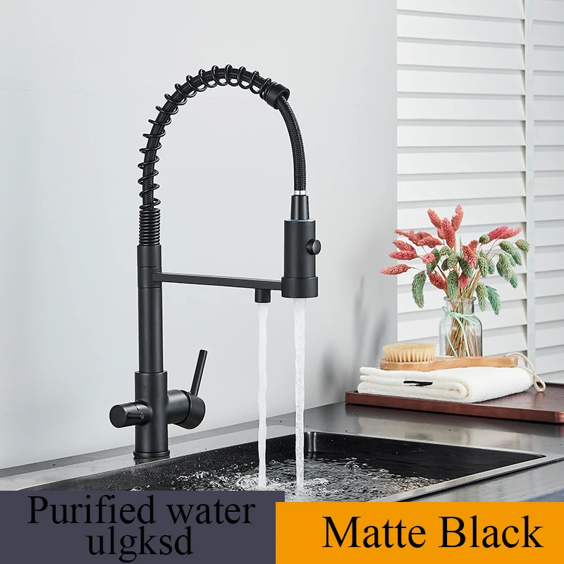 

Смеситель для кухни из латуни ulgksd двухрежимный 360°