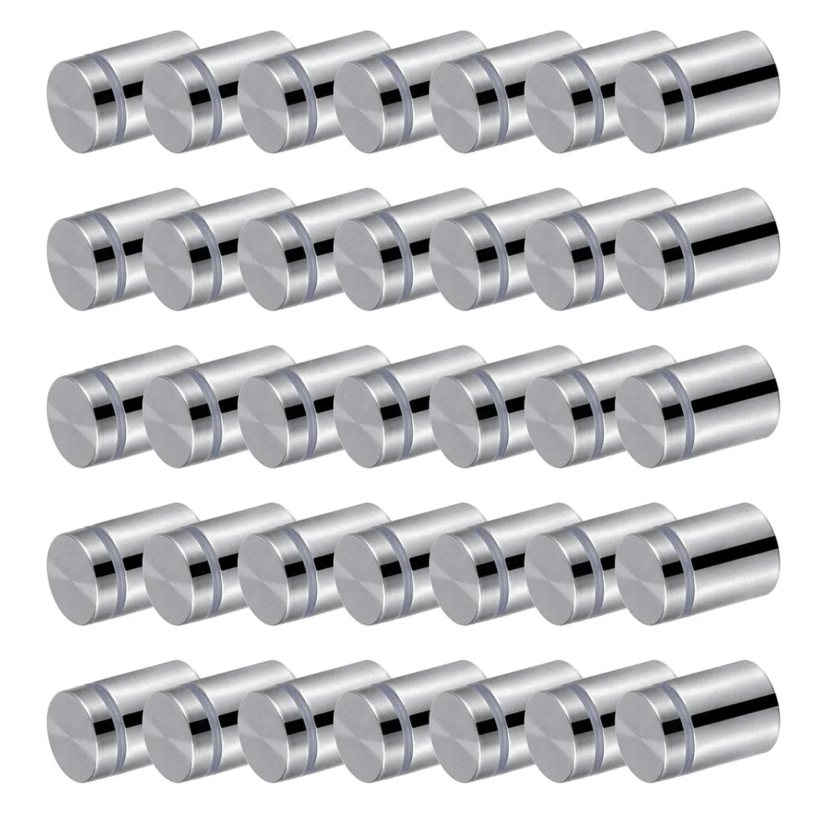 

40 Pcs Advertising Screw Wall Standoff Mounts Stainless Steel Nails Sign Glass Acrylic