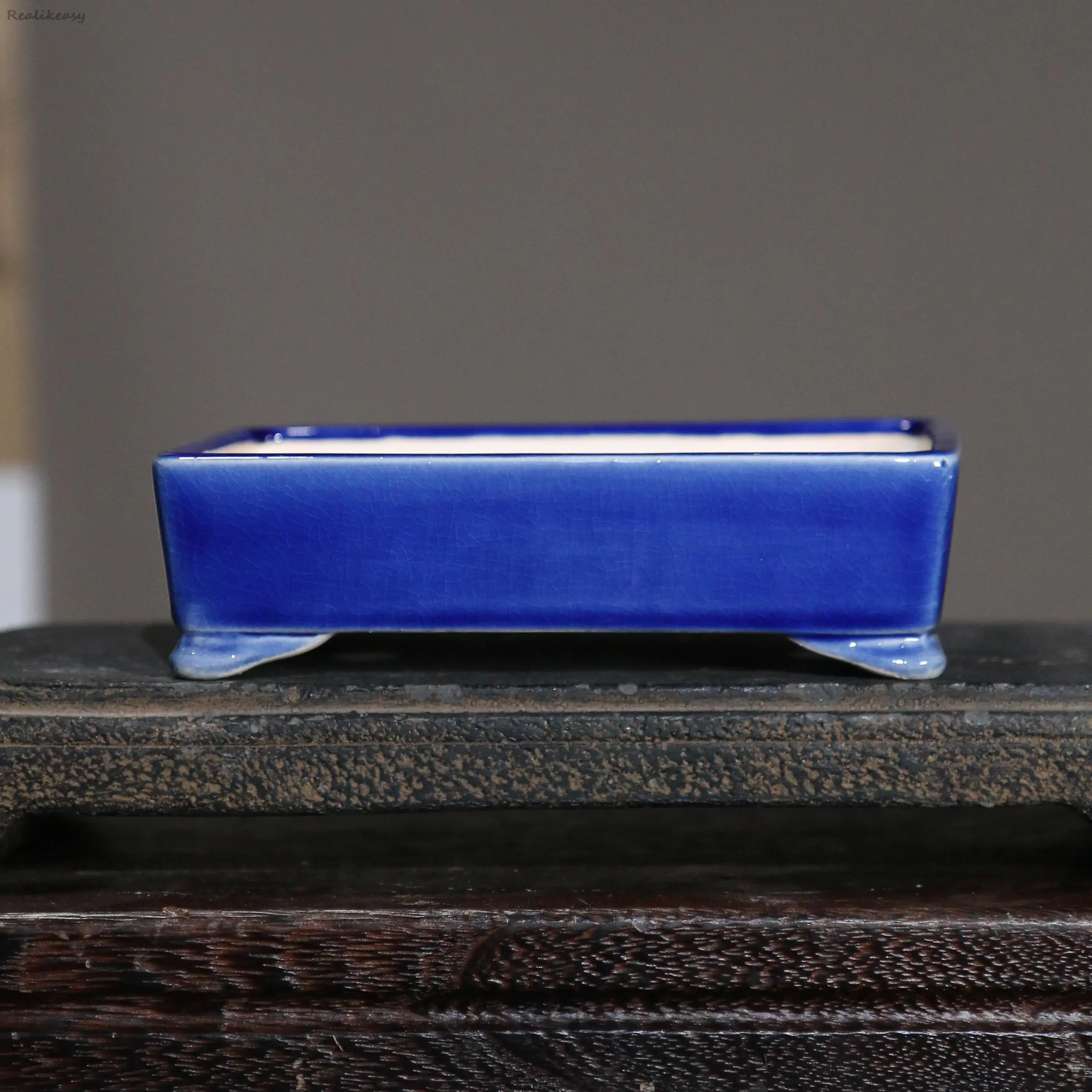 

Цветочный горшок Yixing из фиолетового песка, однотонный домашний керамический цветочный горшок бонсай, квадратный декоративный цветочный горшок в китайском стиле для суккулентов