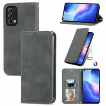 Find X3 Lite 5G 2021 Matte Retro Flip Wallet Case for OPPO Find X3 X 3 Lite Leather Magnetic Card Phone Cover Find X3 Lite Funda
