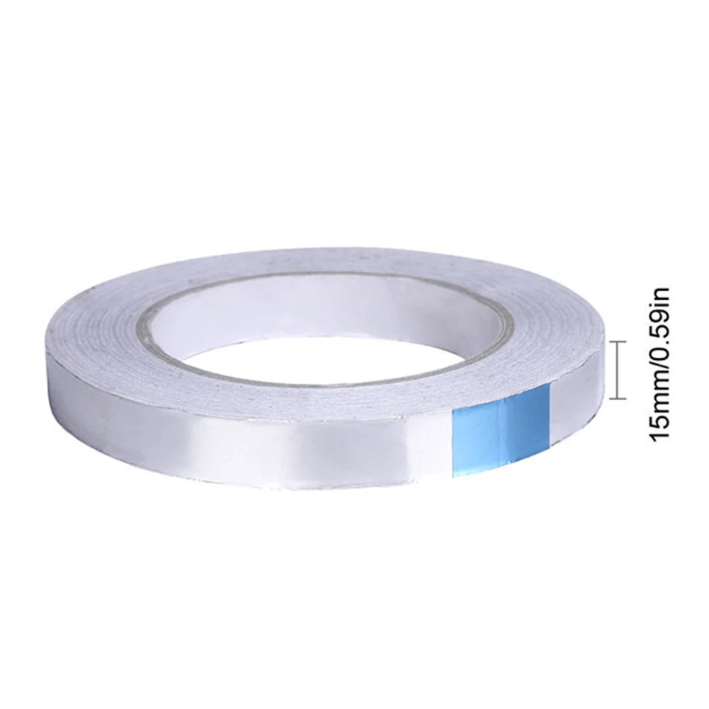 

60MM Aluminium Foil Tape BGA Heat-resistant Foil Tape High Temperature Resistant Exhaust Pipe Sealing Waterproof Foil Tape