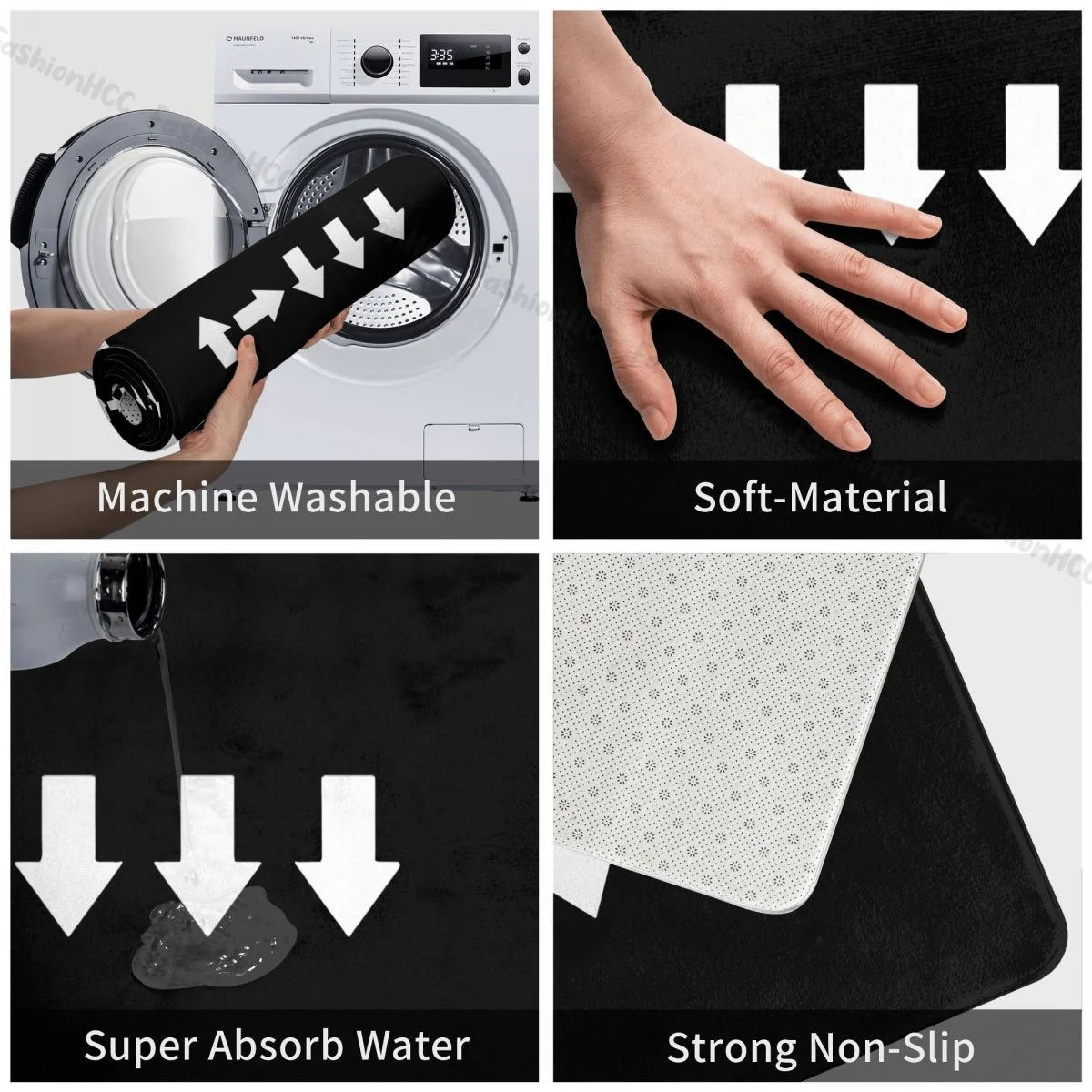Противоскользящий коврик для ванной 500 кг