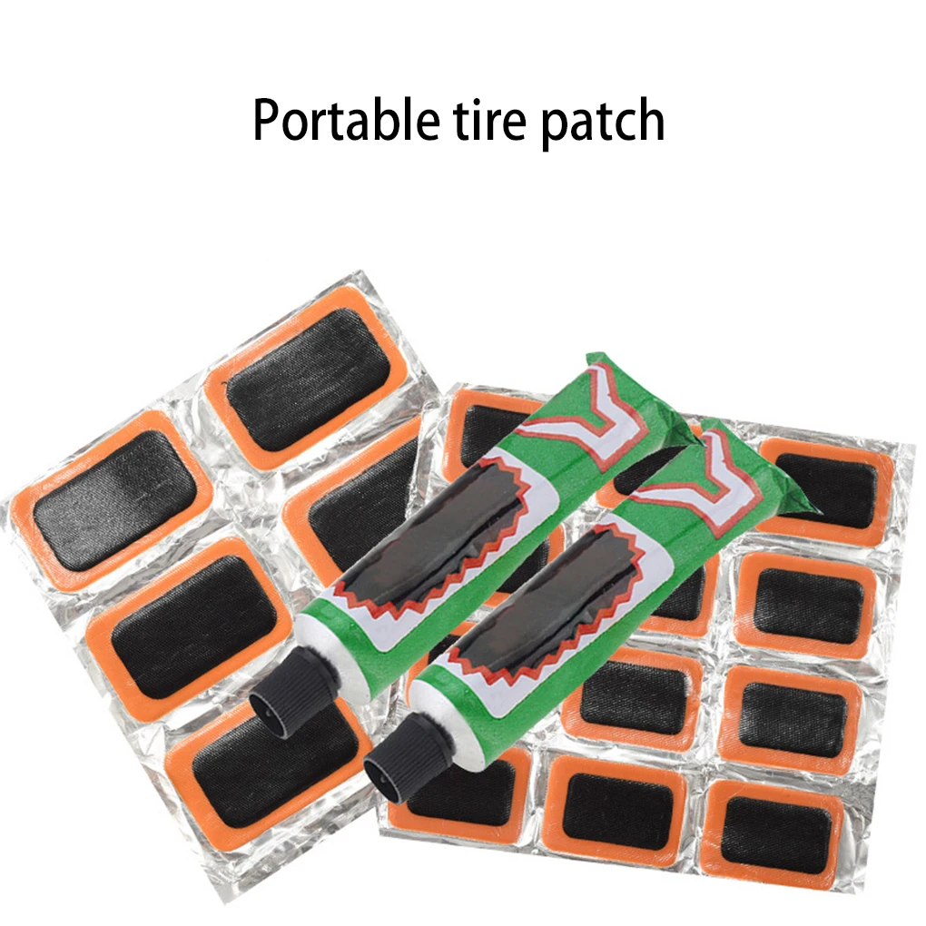 

Пластырь для ремонта проколов шин горного велосипеда, 1 комплект