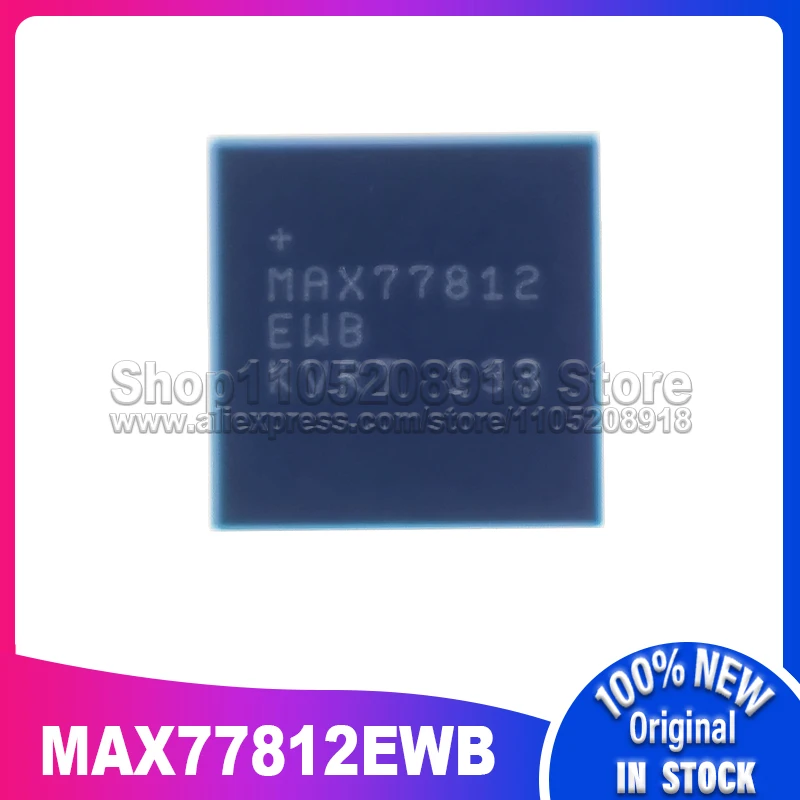 Фото 5 шт./лот MAX77812EWB MAX77812EWB + T WLP-64 MAX77812 для консоли NS SWITCH, микросхема BGA, набор микросхем, 100% новый точечный запас №1