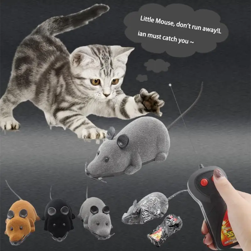 

Interactive Electric Mouse Pet Toy with Replaceable Batteries for Endless Cat Entertainment