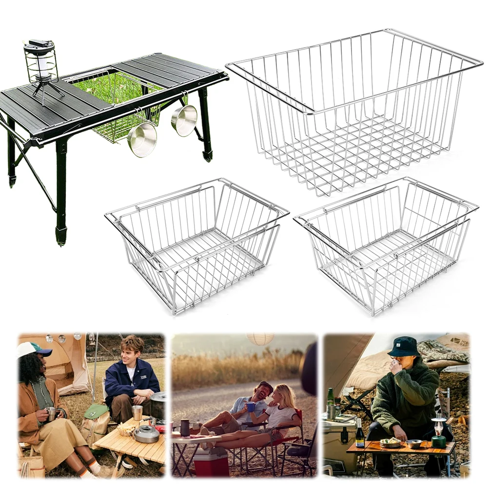 IGT Сливная корзина для кемпинга Многофункциональная складная хранения Горшки