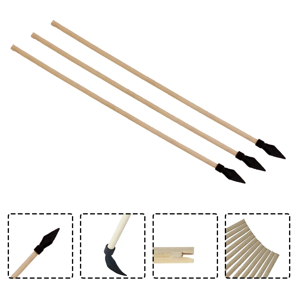

12pcs Wooden Arrows Kids Bow Arrows Archery Practice Arrows Outdoor Game Props