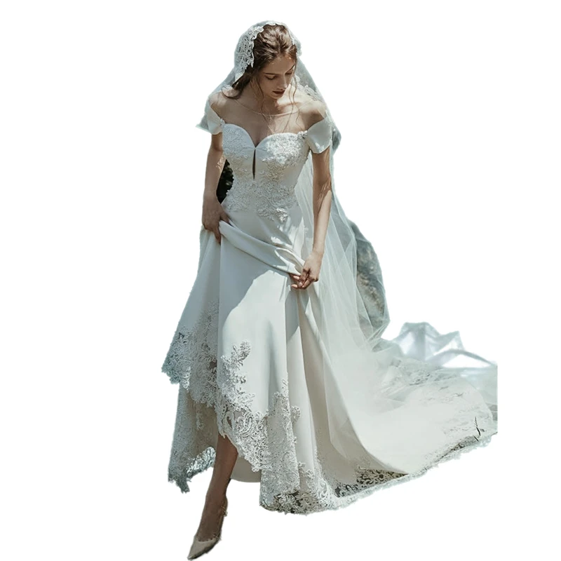 Рисунок 2 - Платье Свадебное ТРАПЕЦИЕВИДНОЕ с коротким рукавом