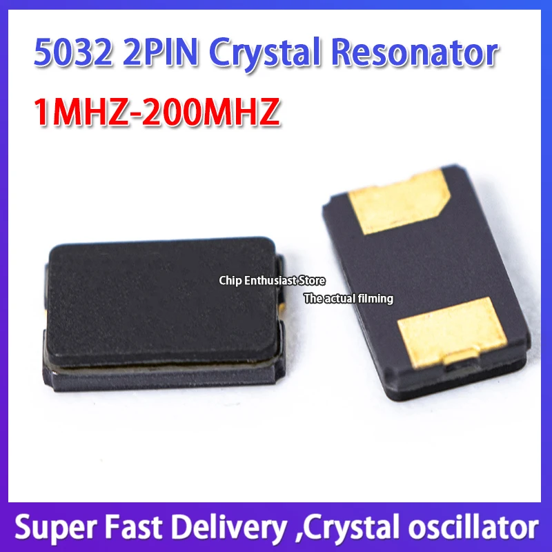 

10PCS 5032 26M 26MHZ 26.000MHZ 5*3.2MM 2PIN SMD passive crystal oscillator crystal resonator dip2 5.0x3 2mm