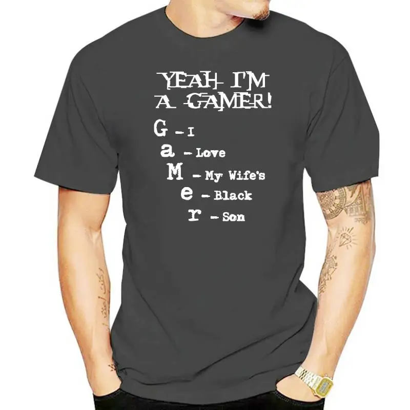

Yeah I'm A Gamer T Shirt Funny Unisex Graphic Fashion New Cotton Short Sleeve O-Neck Harajuku Gaming Mode Activated T-shirt