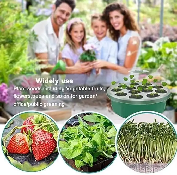

Planting Nursery Pots with 13 hole Mini Greenhouse with Ventilated Cover Ventilated Cover Mini Ventilated MU8669