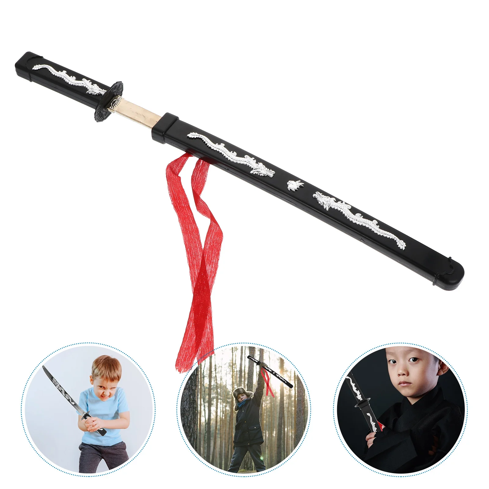 

Samurai Toys Halloween Knife Plastic Swords Kid Cosplay Props Japanese katana