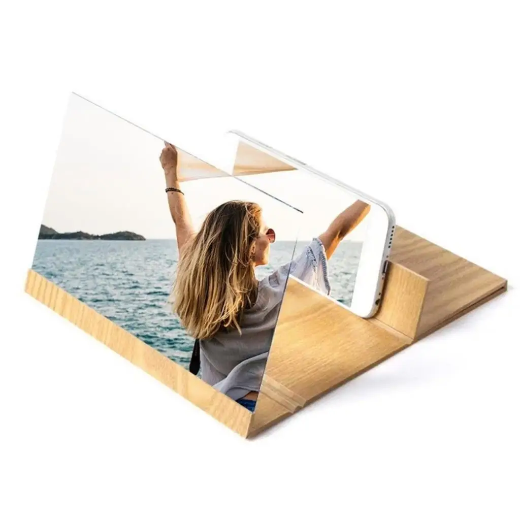 Большой размер-12 дюймов экран для сотового телефона фотоусилитель подставка