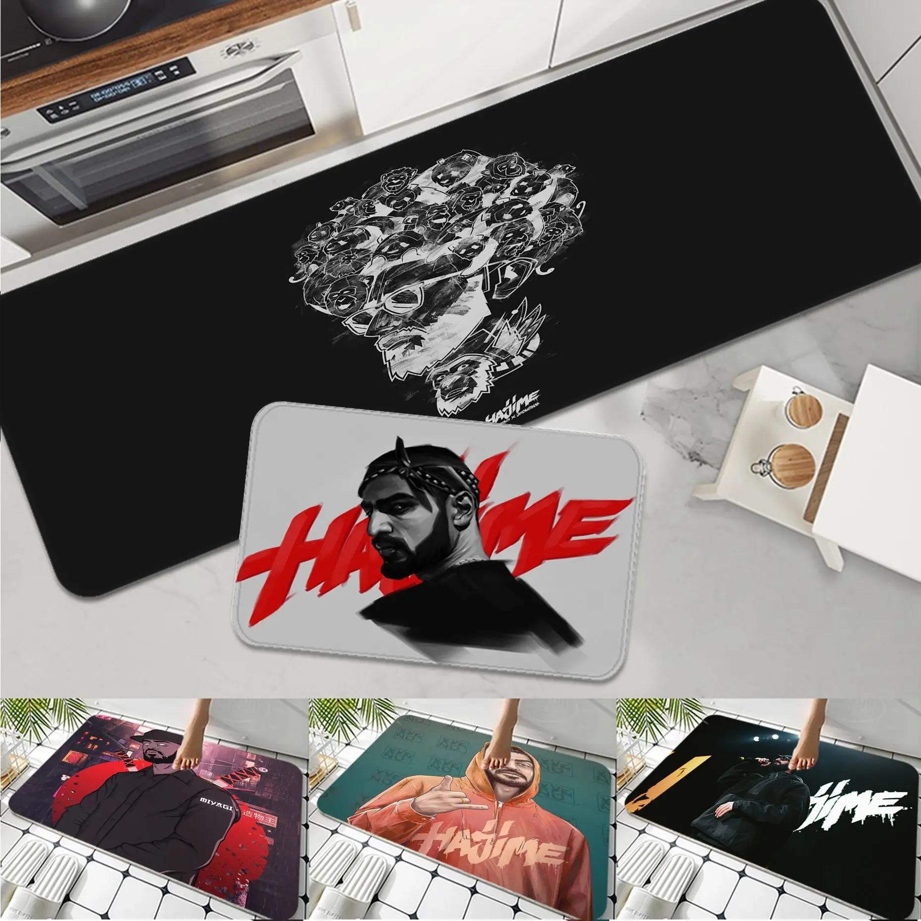 

Hajime MiyaGi Andy Panda Door Mat Nordic Style Home Doormat Bathroom-Toilet Mats Bedroom Modern Home Decor