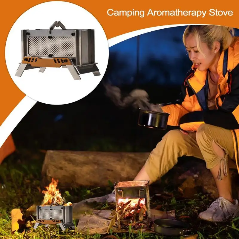 Кемпинговая печь для ароматерапии портативная маленькая курильница