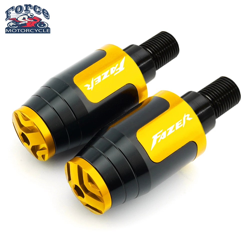 

For Yamaha Fazer FZ1 FZ 1 2006-2015 FZ6 FZ 6 2004-2010 Motorcycle CNC Handle Bar Grip Handle Hand Grips End Plug Accessories
