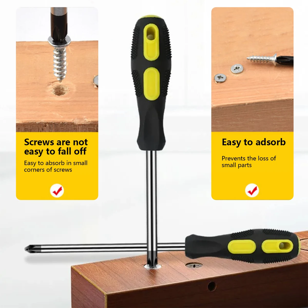 Набор отверток с магнитным наконечником 6/8/10 шт.