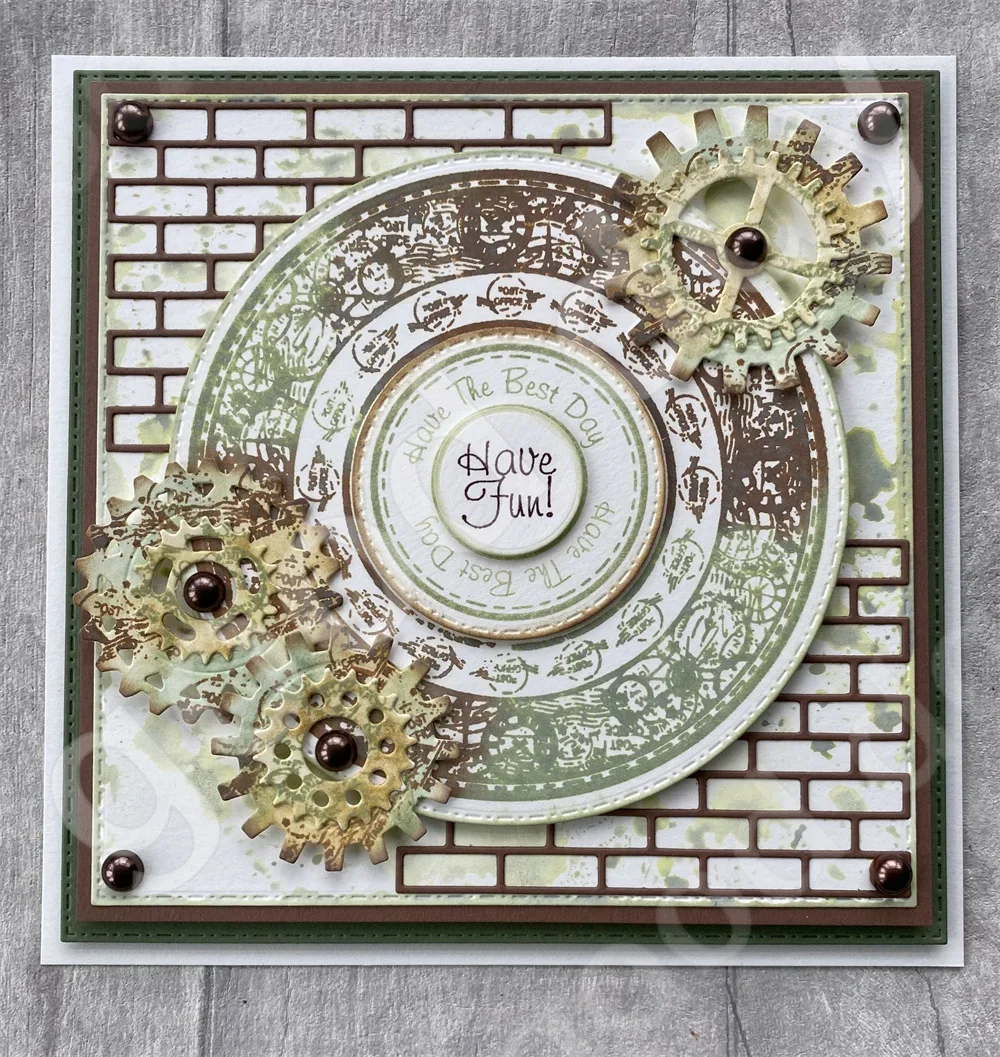 Металлические штампы и с цветочной каймой для DIY скрапбукинга праздничные