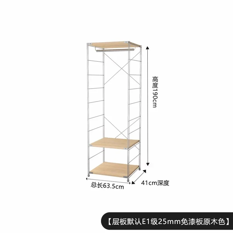 

Minimal stainless steel cloakroom, bedroom entrance, storage, entry into open wardrobe, wardrobe rack