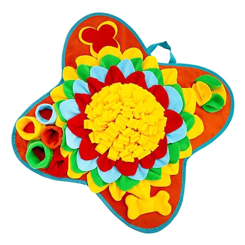 Интерактивный коврик для нюхания домашних животных медленного кормления собак