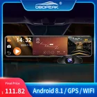 Автомобильное зеркало заднего вида OBDPEAK, Android 8,1, 4G, 12 дюймов, потоковая камера медиа-камера, Wifi, Автомобильный видеорегистратор, ADAS, GPS-навигация, автомобильный видеорегистратор