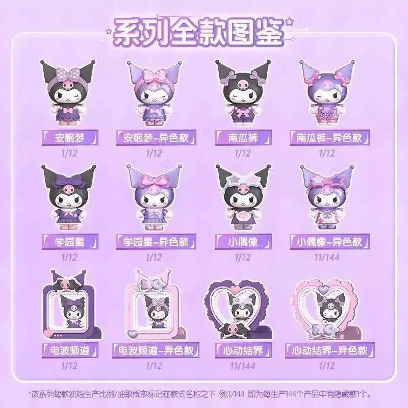 Фото Новые блоки-фигурки Blokees Sanrio Kuromi Doodoos FUN02 Series: милые мультяшные персонажи, легко собираемые конструкции, игрушки-поделки, подарок №2