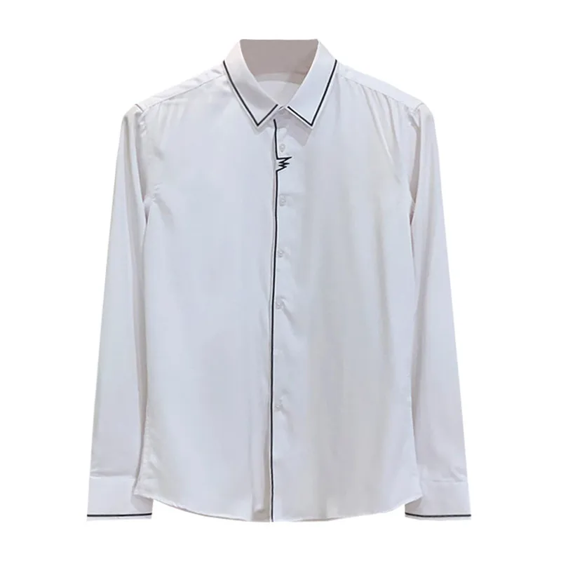 Рубашки мужская одежда 2022 Мужская Дизайнерская блузки рубашки поло корейские