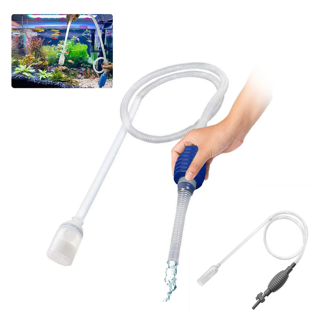 

Aquarium Accessoiressupplies Changer Fish Tank Pump Cleaning Gravel Semi-auto Siphon Water Tool Aquarium Filter Cleaner Vacuum