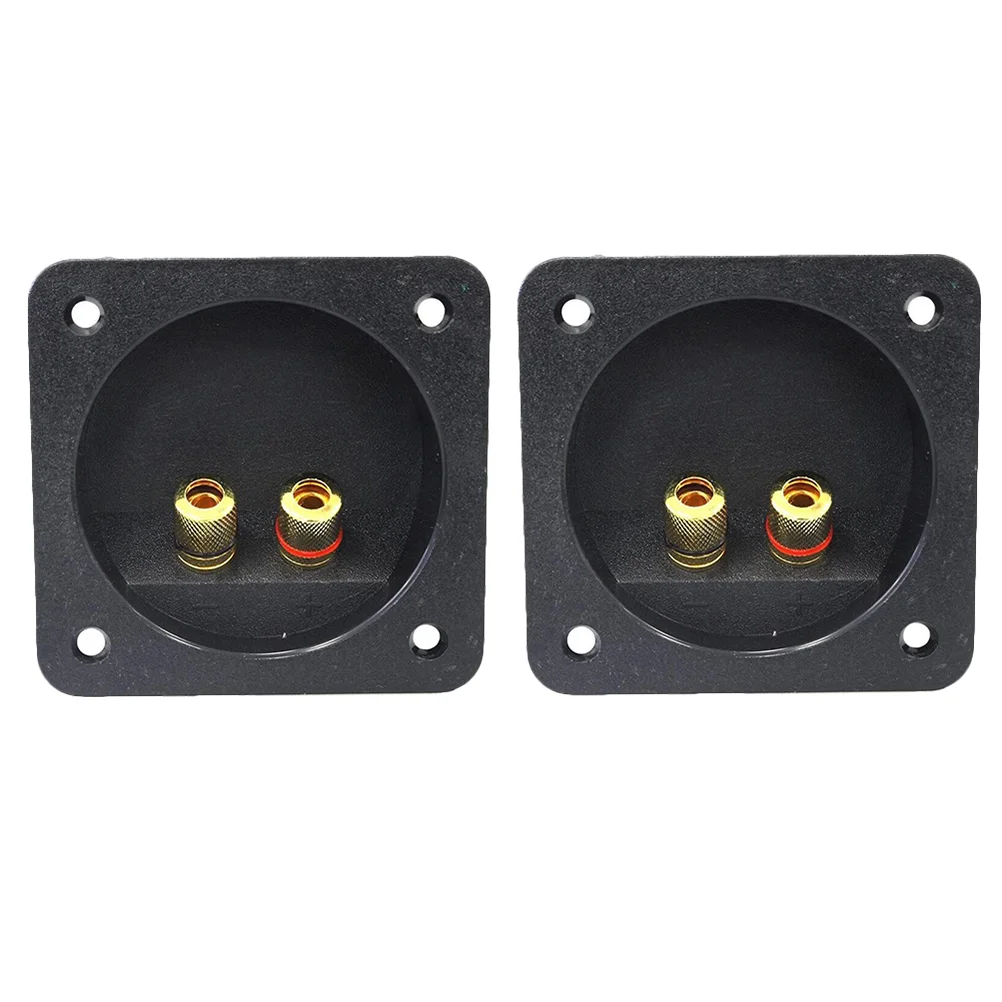 

2pcs Practical Useful 2-way Sturdy Speaker Terminal Connector for Indoor Outdoor